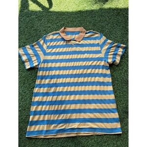 Brixton Striped Polo Shirt Short Sleeve Casual‎ Comfy Mens XL